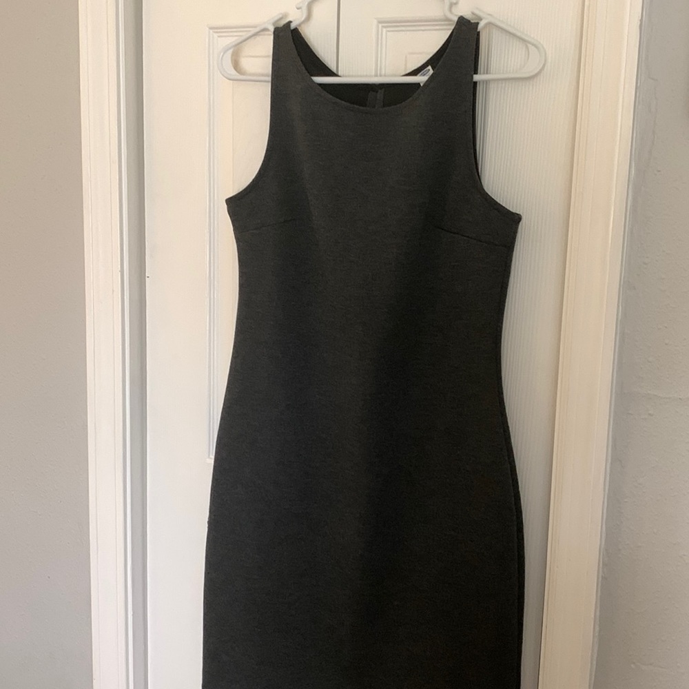 Old Navy grey fitted dress - S